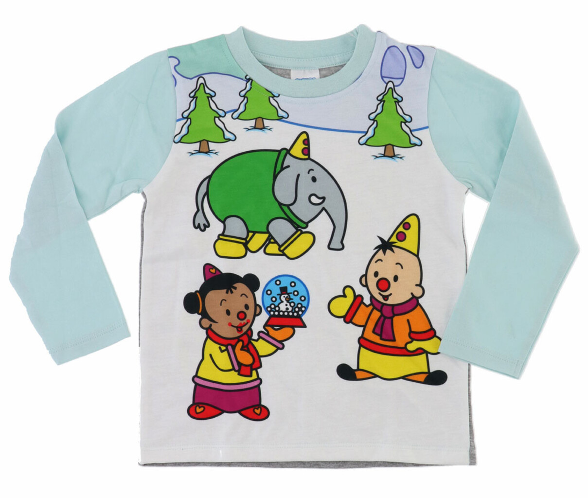 Studio 100 Bumba Snow unisex katoenen single jersey pyjama  kleur groen