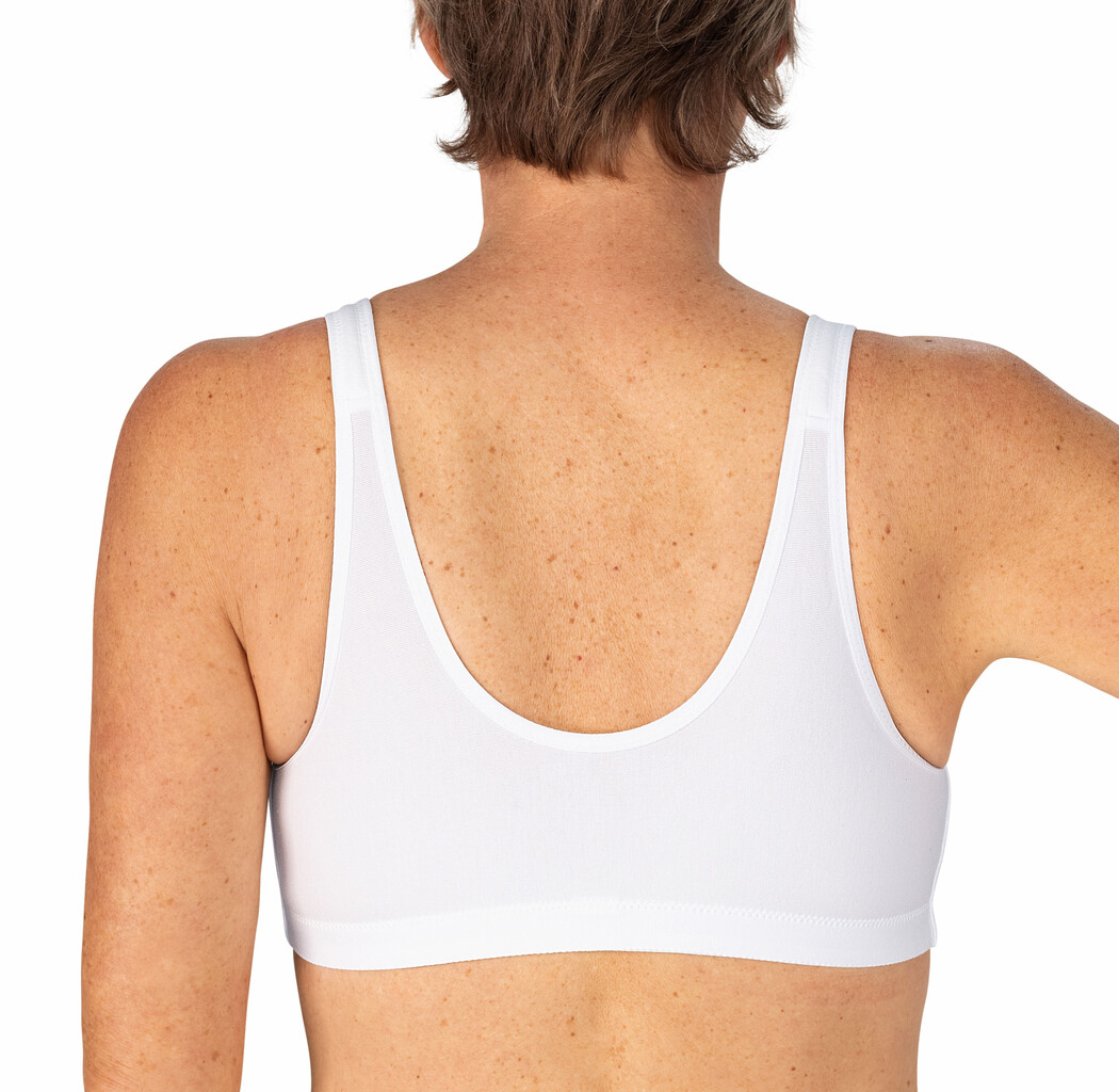 Amoena  Amoena Hannah postoperatieve bh – zonder beugel & voorsluiting (wit, 60/65–100/105) – €5 korting vanaf €39,95 en €15 vanaf €99,95