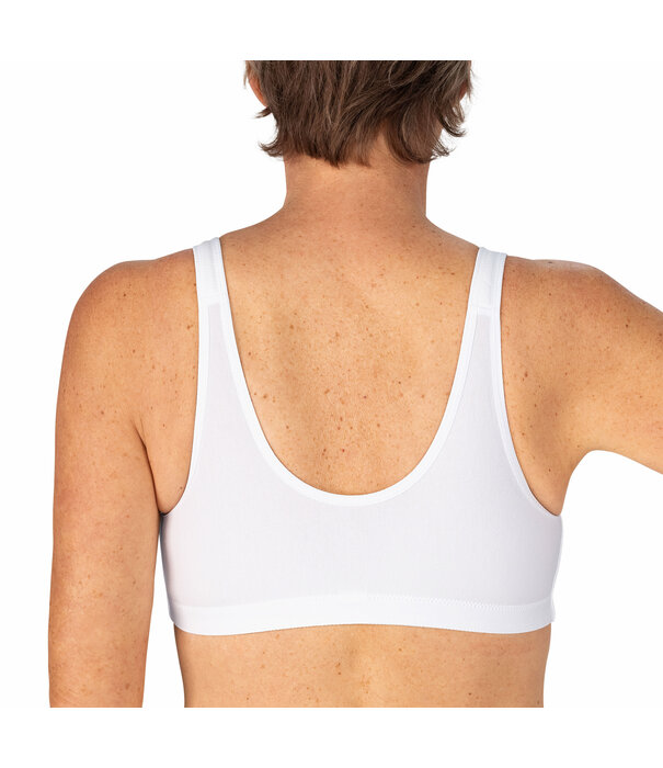 Amoena  Amoena Hannah postoperatieve bh – zonder beugel & voorsluiting (wit, 60/65–100/105) – €5 korting vanaf €39,95 en €15 vanaf €99,95
