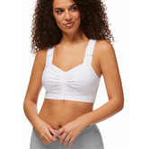 Theraport Bh katoen, zonder beugel & voorsluiting kleur wit