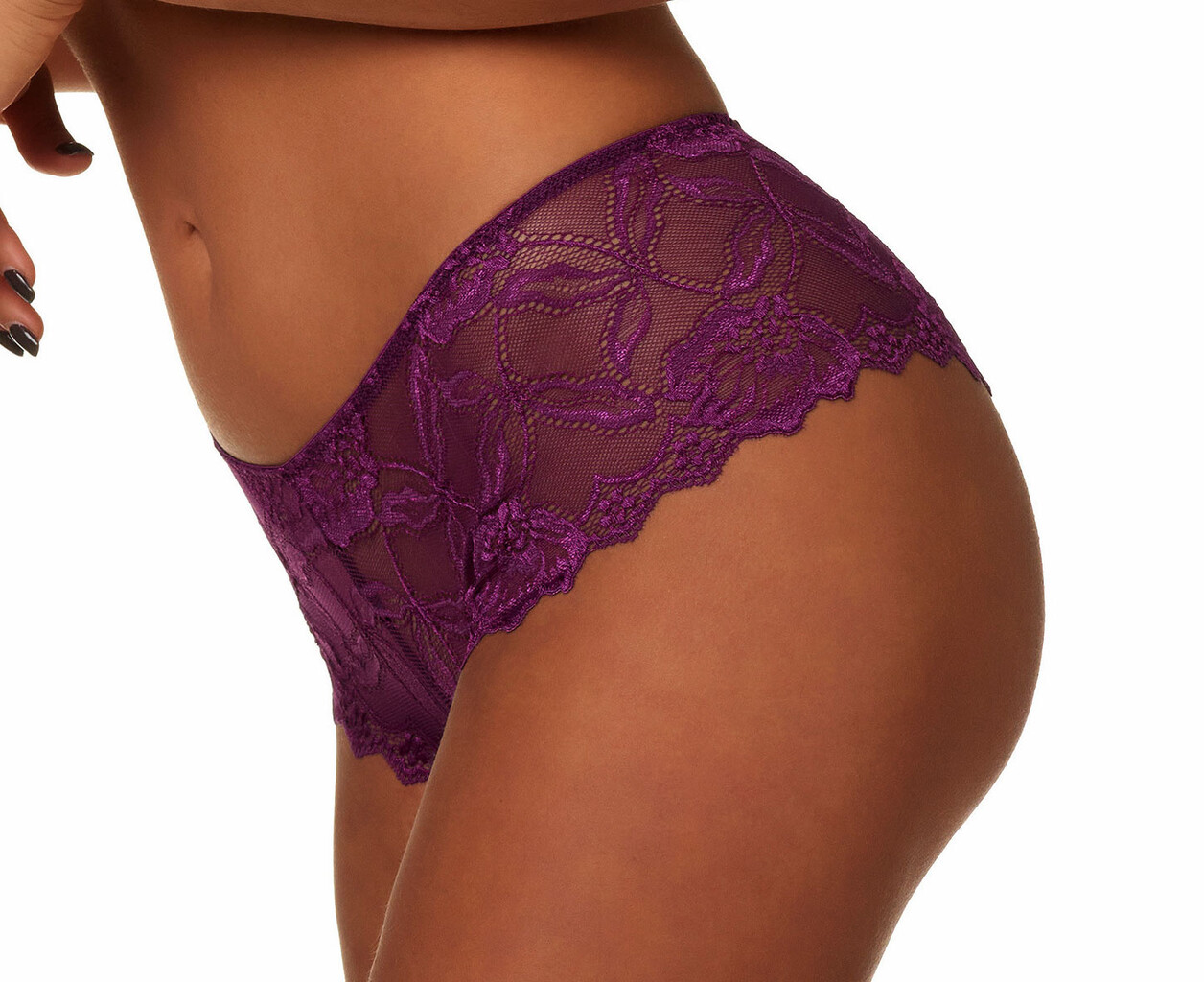 After Eden After Eden Anna heupboxer kleur auberginepaars mt S  of M