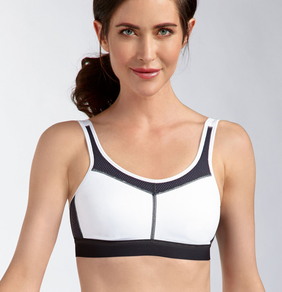 Amoena Nova Power prothese SportBh zonder beugel medium Support kleur wit