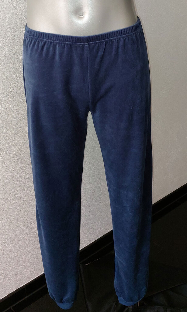 Lunatex Outfitter Manu velours jongenspyjama grijs gestreept of navy gestreept de mt 128 t/m 152