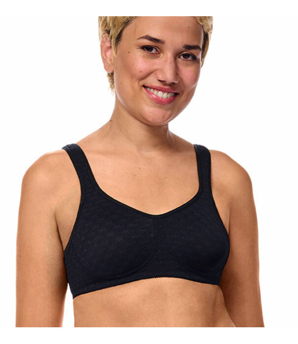 Amoena  Tiana naadloze prothese Bh zonder beugel kleur zwart
