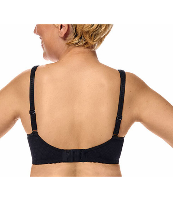 Amoena  Tiana naadloze prothese Bh zonder beugel kleur zwart