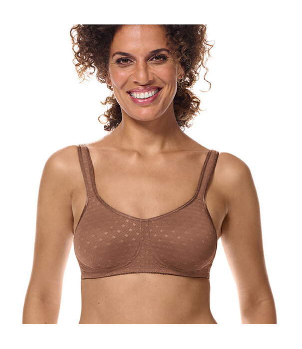 Amoena  Amoena Tiana naadloze prothese Bh zonder beugel kleur mocha