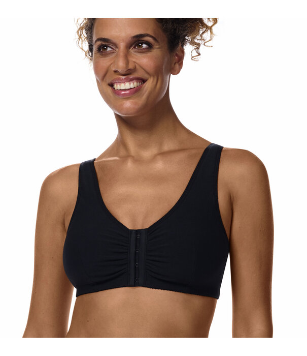 Amoena  Amoena Recovery Care Fleur – katoenen postoperatieve bh zonder beugel met voorsluiting