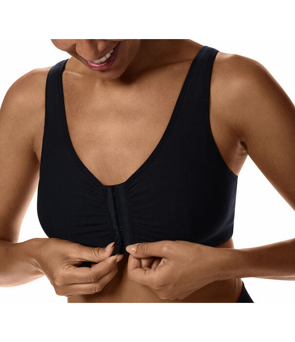 Amoena  Amoena Recovery Care Fleur – katoenen postoperatieve bh zonder beugel met voorsluiting