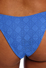 Freya Nomad Nights laag model bikinibroekje  met sierstrikjes kleur atlantic blue