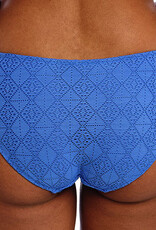 Freya Nomad Nights bikinislip kleur atlantic blue met borduursel gecombineerd