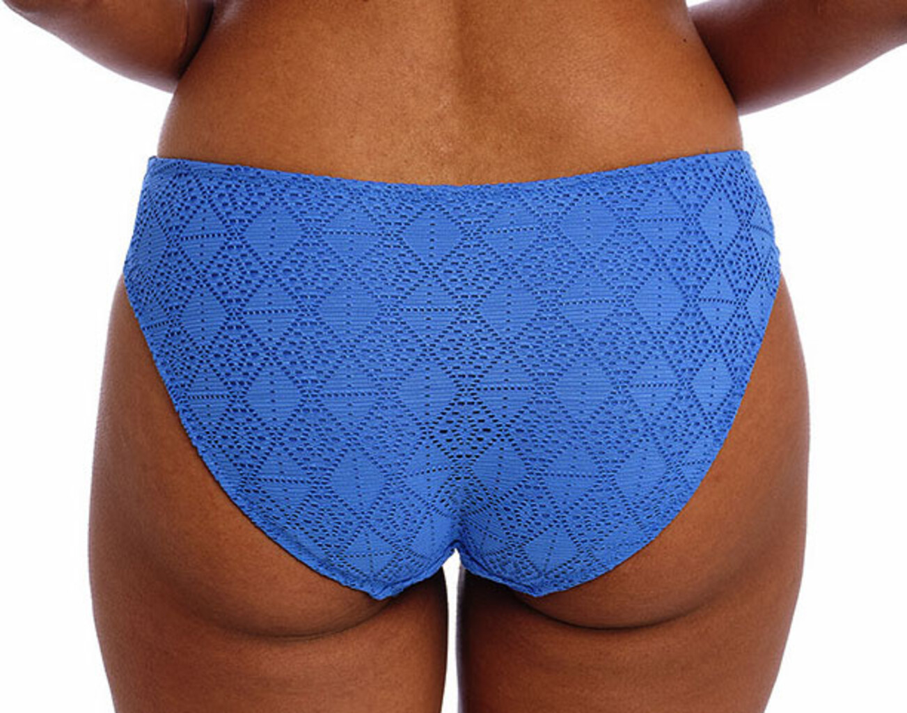 Freya Nomad Nights bikinislip kleur atlantic blue met borduursel gecombineerd