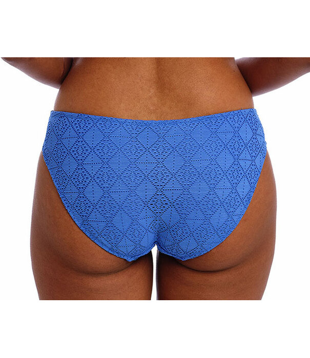 Freya Freya Nomad Nights bikinislip kleur atlantic blue met borduursel gecombineerd