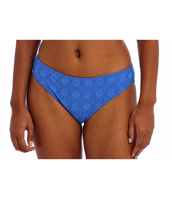 Freya Freya Nomad Nights bikinislip kleur atlantic blue met borduursel gecombineerd