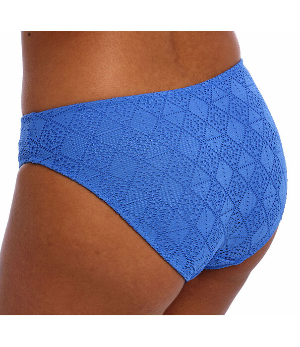 Freya Freya Nomad Nights bikinislip kleur atlantic blue met borduursel gecombineerd