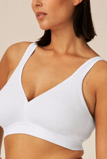 sportbh Miray katoen, zonder beugel, basis kleuren wit of zwart