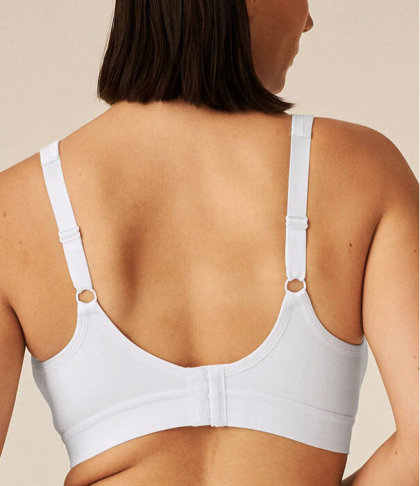 sportbh Miray katoen, zonder beugel, basis kleuren wit of zwart
