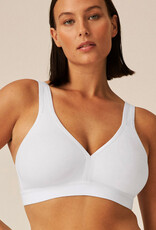 sportbh Miray katoen, zonder beugel, basis kleuren wit of zwart