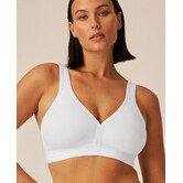 Naturana sportbh Miray katoen, zonder beugel, basis kleuren wit of zwart