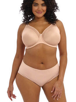 Elomi lingerie  Smooth een gladde naadloze T-shirt bh met beugel kleur Saharah