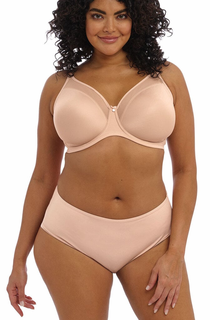 Elomi lingerie   Smooth een gladde naadloze T-shirt bh met beugel kleur Sahara