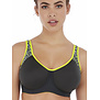Freya Sonic sport Bh met beugel & licht gewicht spacercups kleurgrijs bies limegroen of limegroen bies grijs