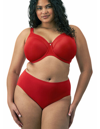 Elomi Smooth gladde naadloze T‑shirt bh met beugel in kleur rood