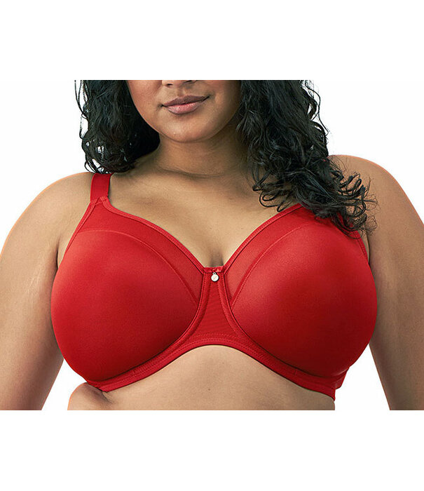 Elomi  Elomi Smooth – gladde naadloze T‑shirt bh met beugel voor een mooie, comfortabele pasvorm in kleur rood