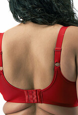 Elomi  Smooth een gladde naadloze T-shirt bh met beugel kleur rood