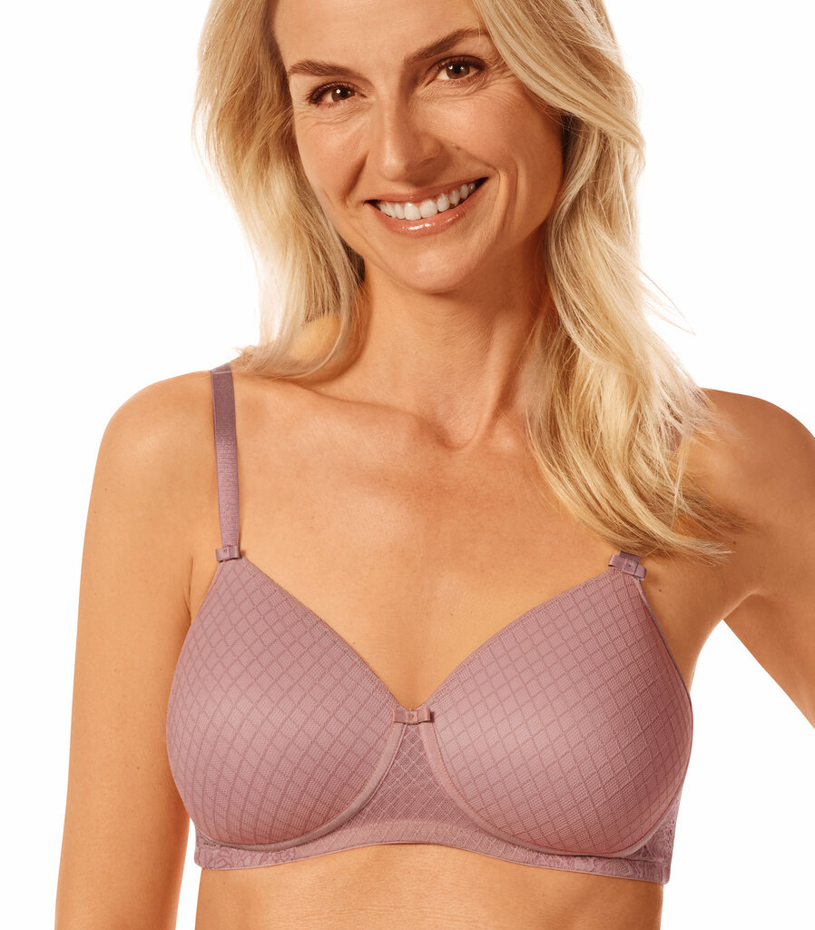 Danielle proth Bh zonder beugel, licht voorgevormd, kleur mauve