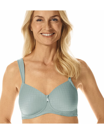 Cara proth. Bh, zonder beugel, licht voorgevormde cups, kleur dark mint mt C85