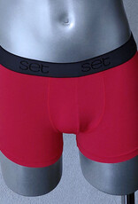 Avet-Set  Lorenzo microfaser boxershort kleur rood, de maten M t/m XL