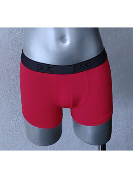 Avet-Set  Lorenzo microfaser boxershort kleur rood, de maten M t/m XL