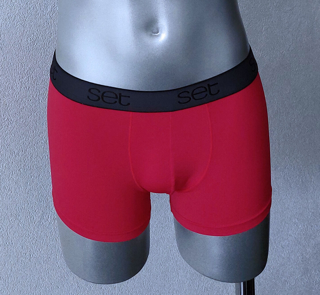 Avet-Set  Lorenzo microfaser boxershort kleur rood, de maten M t/m XL