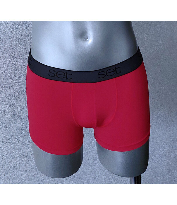 Avet Lorenzo microfaser boxershort kleur rood, de maten M t/m XL