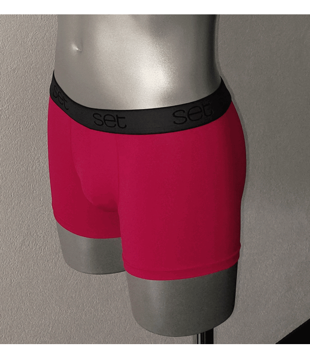 Avet Lorenzo microfaser boxershort Avet  kleur rood, de maten L of XL