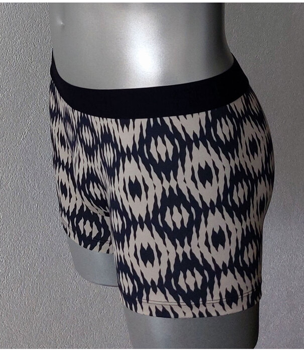 Avet Fynn boxershort katoen marineblauw met Inka print maten M t/m XL