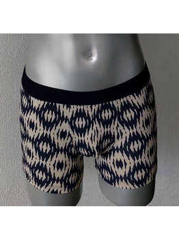 Avet-Set  Fynn boxershort katoen marineblauw met Inka print maten M t/m XL
