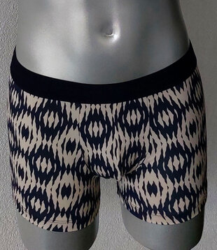Fynn boxershort katoen marineblauw met Inka print maten M t/m XL