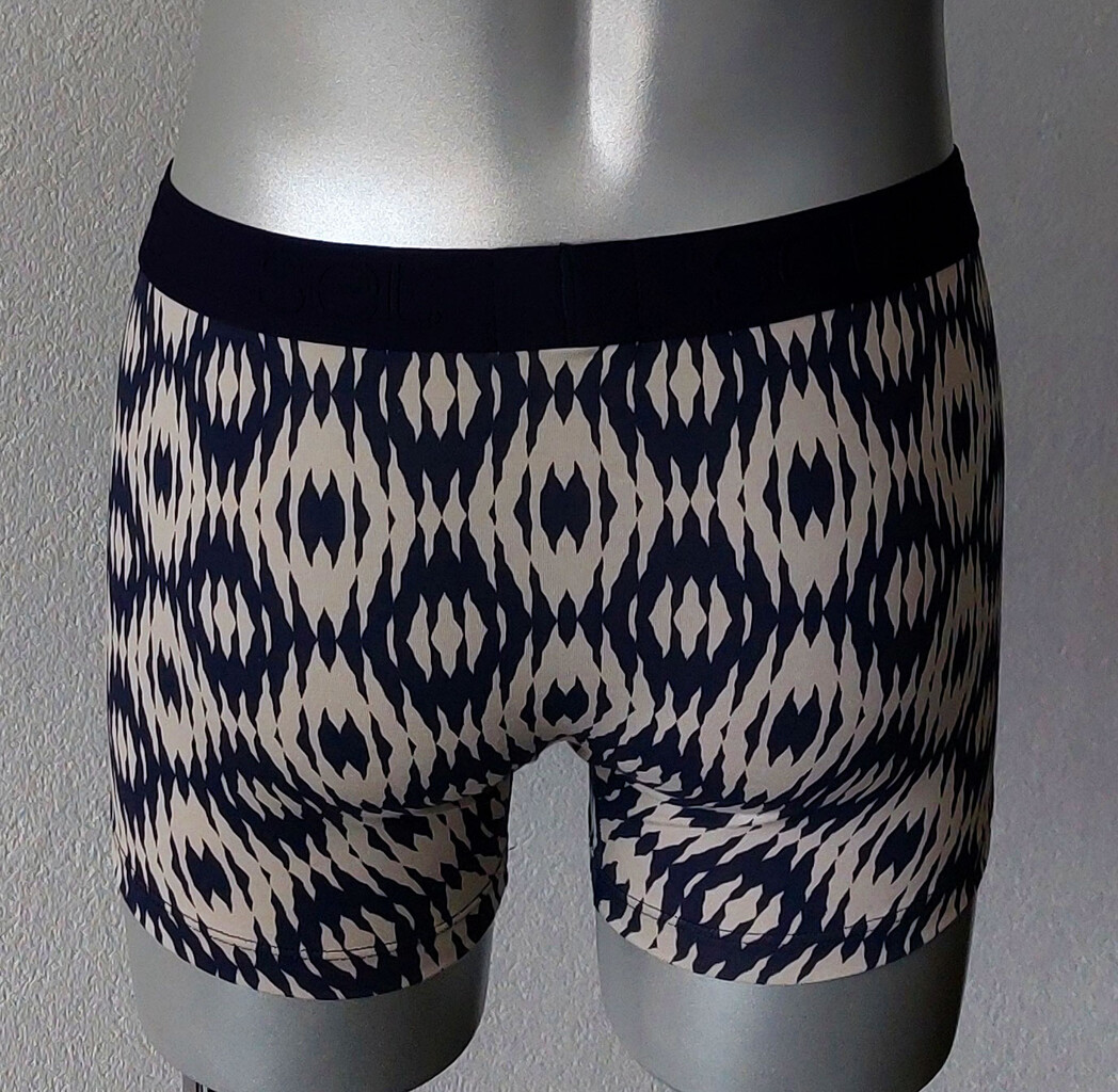 Avet-Set  Fynn boxershort katoen marineblauw met Inka print maten M t/m XL