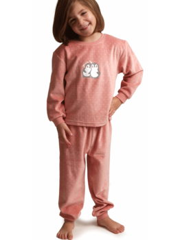 Lunatex Outfitter Velours Peuter Pyjama – Roze – €5 korting vanaf €39,95 / €15 vanaf €99,95
