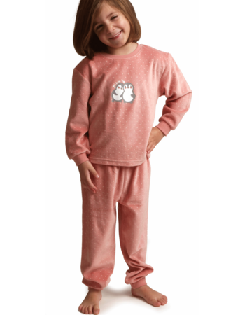 Outfitter Velours Peuter Pyjama – Roze