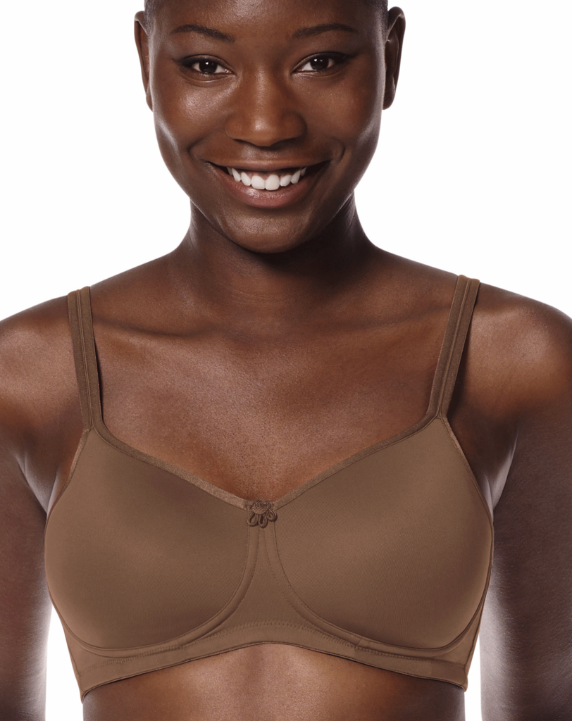 Amoena lingerie Mara prothese Bh zonder beugel & lichte voorvorm in cup kleur mocha