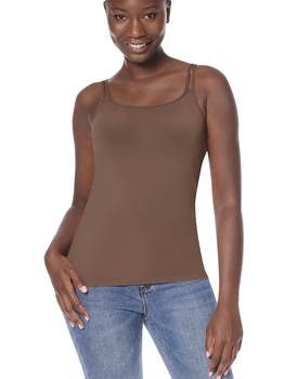 Amoena  Amoena Valletta prothese basis top zonder beugel & licht voorgevormde cup kleur Mocha