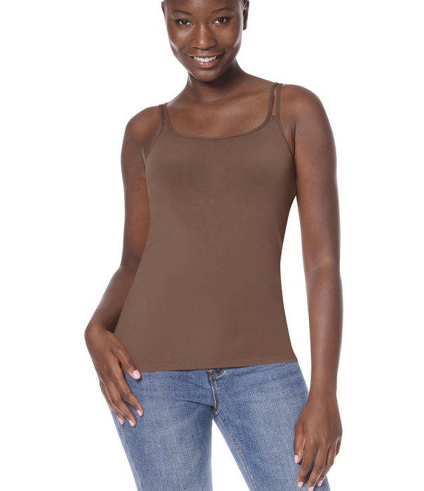 Amoena  Amoena Valletta Top Mocha – Zachte Prothese Top zonder Beugel (36–56)