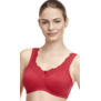 Susa Chloe Prothese Bh 9850 – Zonder Beugel – Bestseller – Modekleur – Hoogsluitende Cups & Prothesehoesjes – Rood – Öko‑Tex