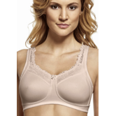 Susa Chloe prothese‑bh zonder beugel – Cappuccino | Naadloos, hoog gesloten en Öko‑Tex getest