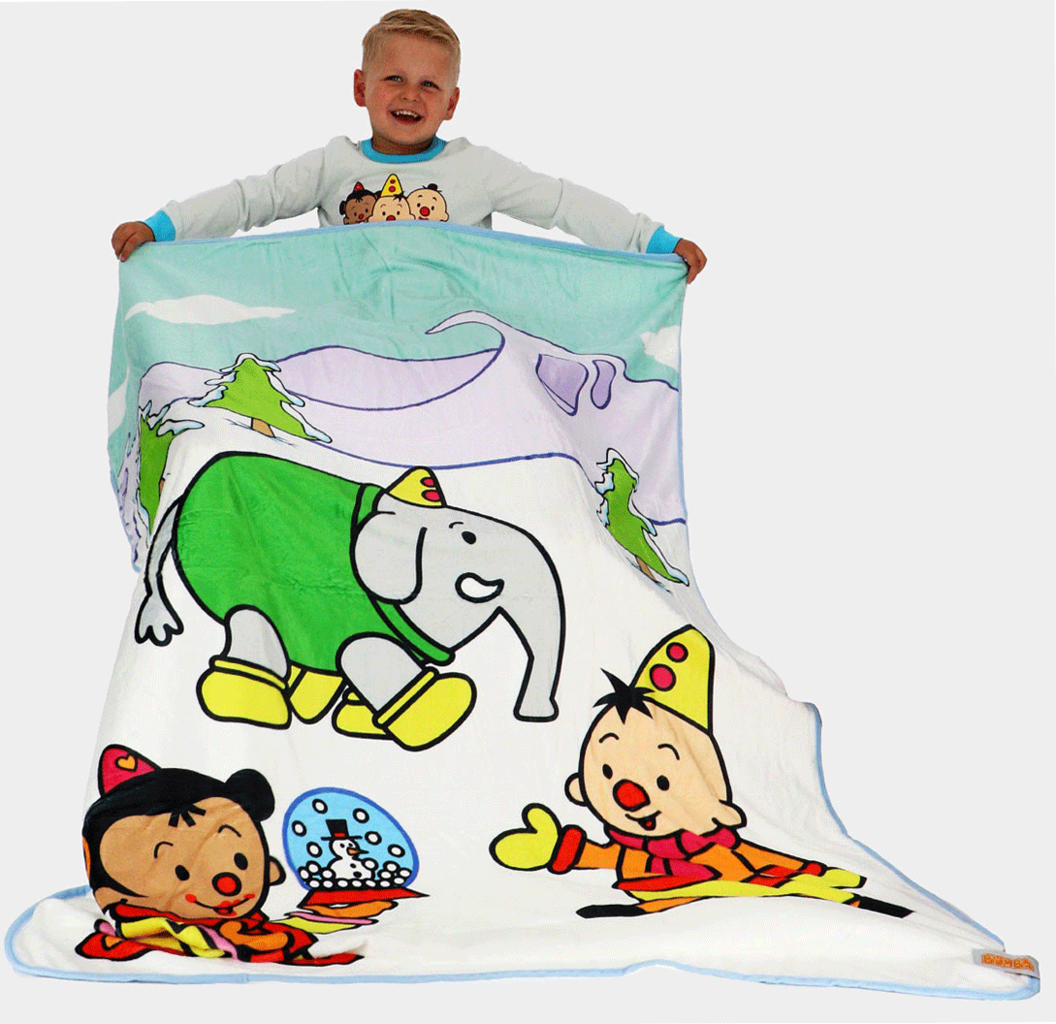 Studio 100 Bumba Snow zachte fleece deken