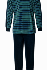 Lunatex Liyam herenpyjama – Stevige velours pyjama uit de Gentlemen collectie