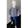 Outfitter Peuter Pyjama Outfitter Lark – Zachte Velours Jongens Pyjama Grijs & Navy (92–110)