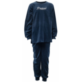 Lunatex Leah velours meisjespyjama – Navy mt 176